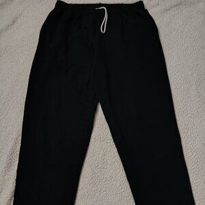 2XL Unisex Black Sweatpants